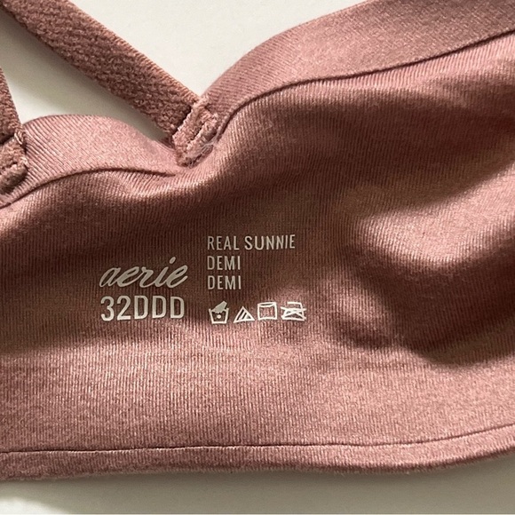 AERIE Real Sunnie Demi Push Up Wireless Bra Size 32F - Picture 16 of 16